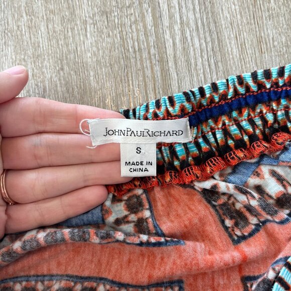 Womens John Paul Richard Multicolor Printed Maxi Skirt - S - Picture 5 of 5